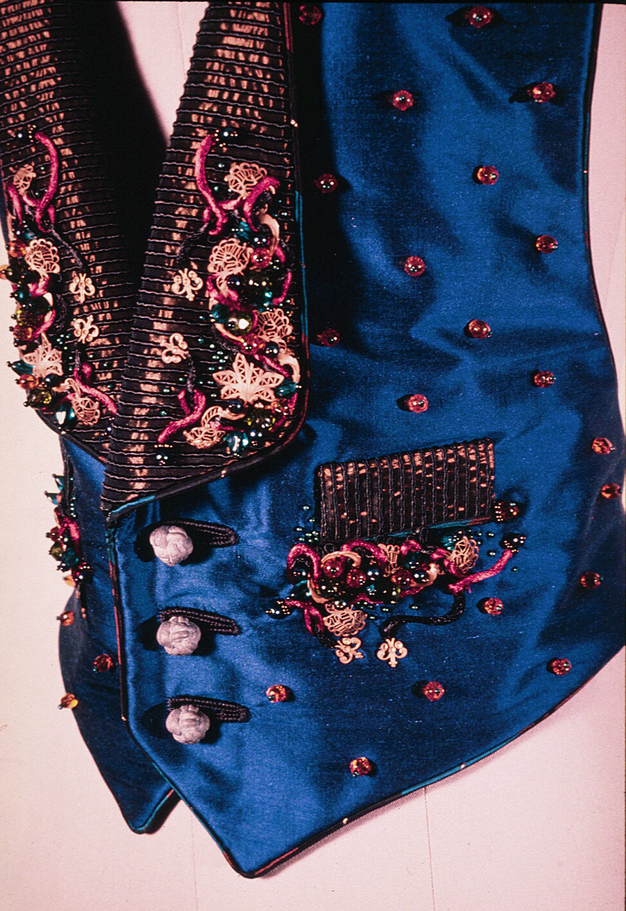 Men's Vest with Passementerie Embellishments