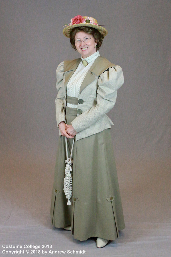 Diane in her Green Suit